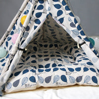 HKM-8284605 Pet Canvas Tent for Dogs and Cats - Available in Trumpet, Medium, and Large Sizes