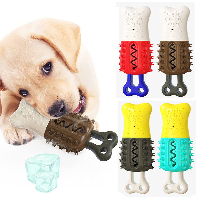 HKM-828499 Cooling Dog Chew Toy with Teeth Cleaning and Hydration Functions - TPR Material