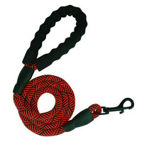 HKM-8285373 Dog Nylon Tow Rope Leash - Strong Pull-Resistant P Chain Walking Lead in Multiple Colors