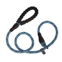 HKM-8285373 Dog Nylon Tow Rope Leash - Strong Pull-Resistant P Chain Walking Lead in Multiple Colors