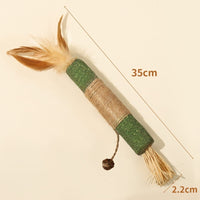 HKM-8285629 Cat Teeth Grinding Rod - Wooden Polygonum Tooth Care Tool for Cats