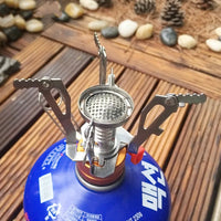 HKM-828563 Compact Portable Mini Gas Stove for Camping and Picnics - Lightweight and Easy to Carry