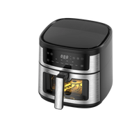HKM-828627 Stainless Steel Digital Air Fryer with 6L Capacity and Oven Window