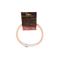 HKM-8287549 USB Rechargeable Glow-in-the-Dark Safety Collar for Dogs - Visible Up to 500 Meters, Available in Multiple Sizes