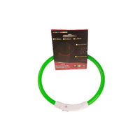 HKM-8287549 USB Rechargeable Glow-in-the-Dark Safety Collar for Dogs - Visible Up to 500 Meters, Available in Multiple Sizes