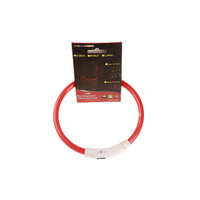 HKM-8287549 USB Rechargeable Glow-in-the-Dark Safety Collar for Dogs - Visible Up to 500 Meters, Available in Multiple Sizes
