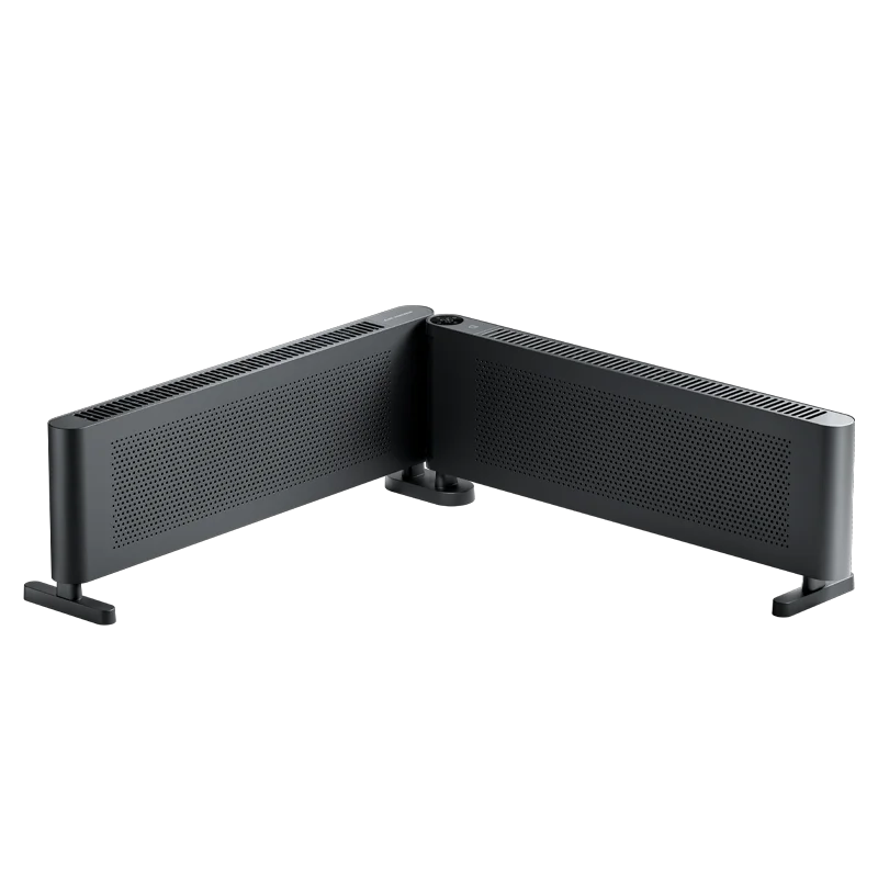 HKM-828819 Graphene Electric Wall-Mounted Heater with Fan, 2000W, Digital Temperature Display, Overheat Protection