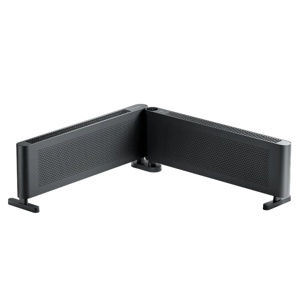 HKM-828819 Graphene Electric Wall-Mounted Heater with Fan, 2000W, Digital Temperature Display, Overheat Protection