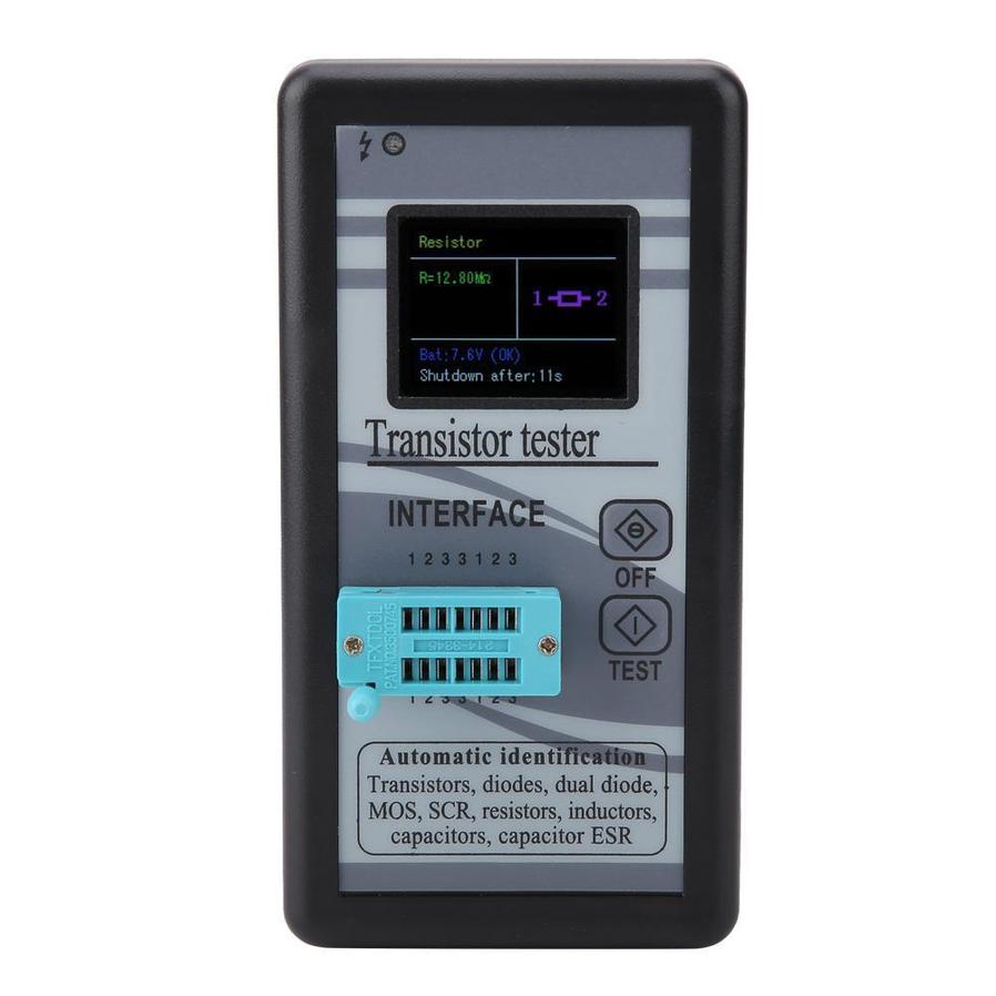 HKM-828883 Graphic LCD Digital Display Transistor Tester with Color Screen and ESR Meter