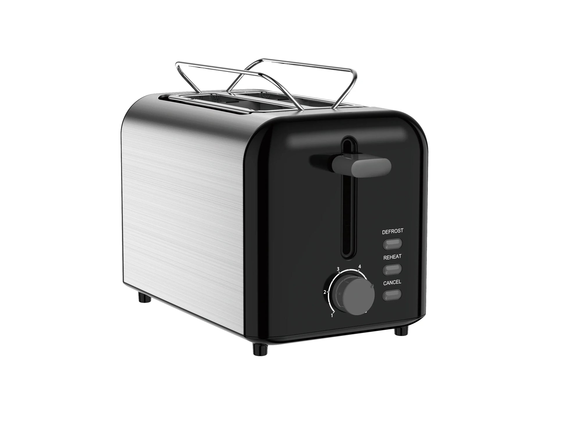 HKM-828947 Automatic Pop-Up Toaster for 2 Slices - Household Kitchen Appliance
