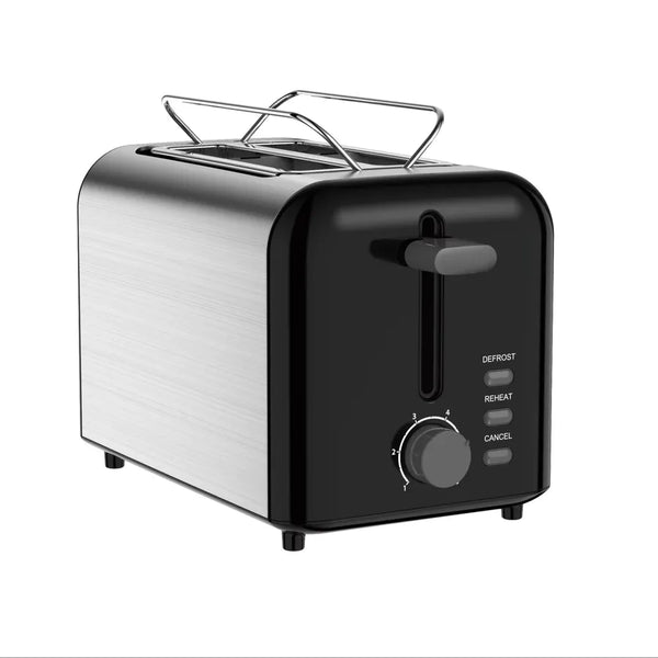 HKM-828947 Automatic Pop-Up Toaster for 2 Slices - Household Kitchen Appliance