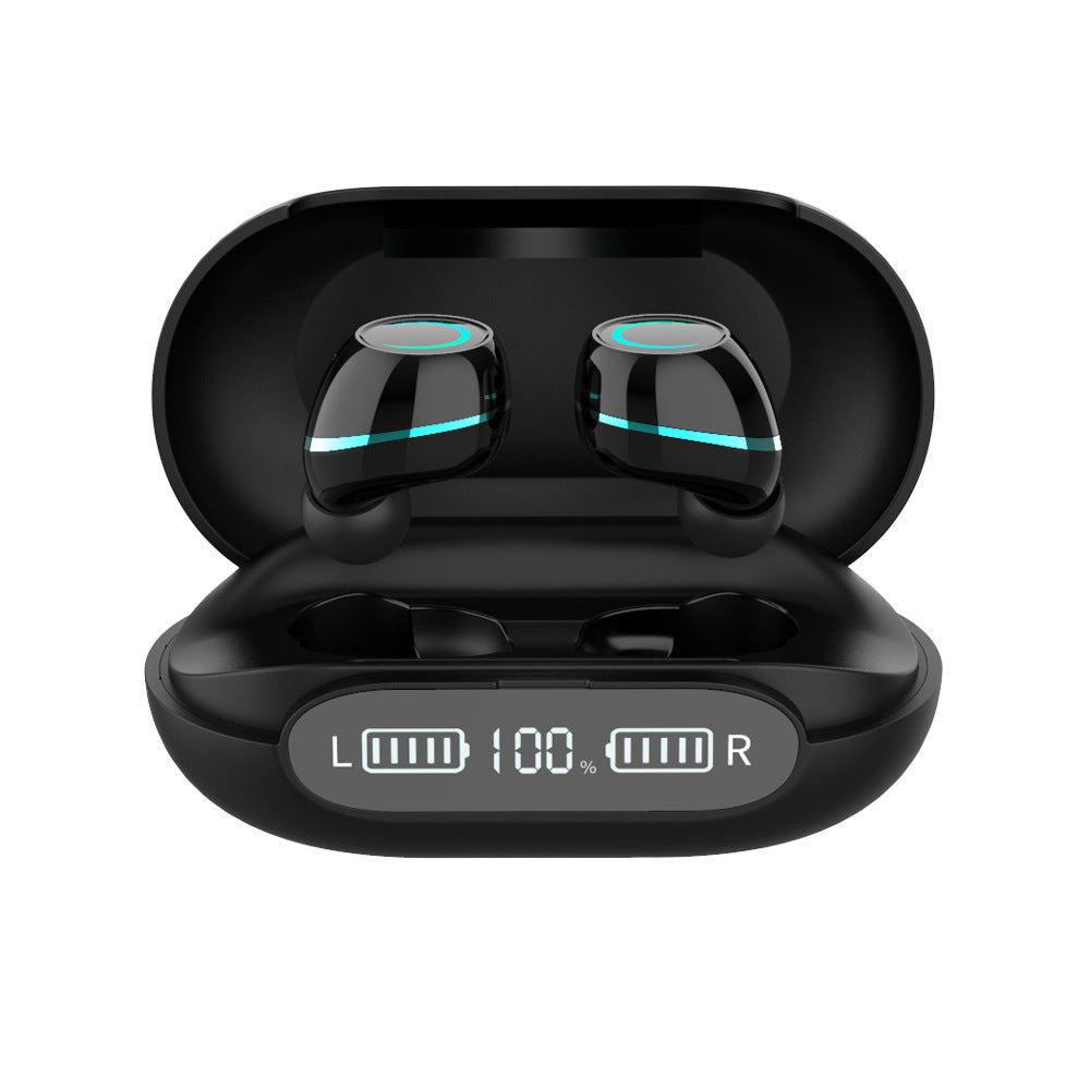 HKM-828947 Binaural Wireless Sports Bluetooth Headset with Charging and Voice Control