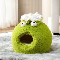 HKM-8289597 Cozy Closed Sleeping Nest for Cats, Versatile Cat House Bed for All Seasons