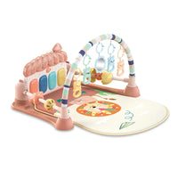 HKM-829011 Baby Activity Piano Play Mat with Music and Lights, Soft Toy for Infants - Age 0-24 Months