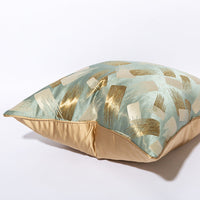 HKM-829011 Light Blue Green Luxury Sofa Pillow Cases - 30x50cm, 45x45cm, 50x50cm, PP Cotton