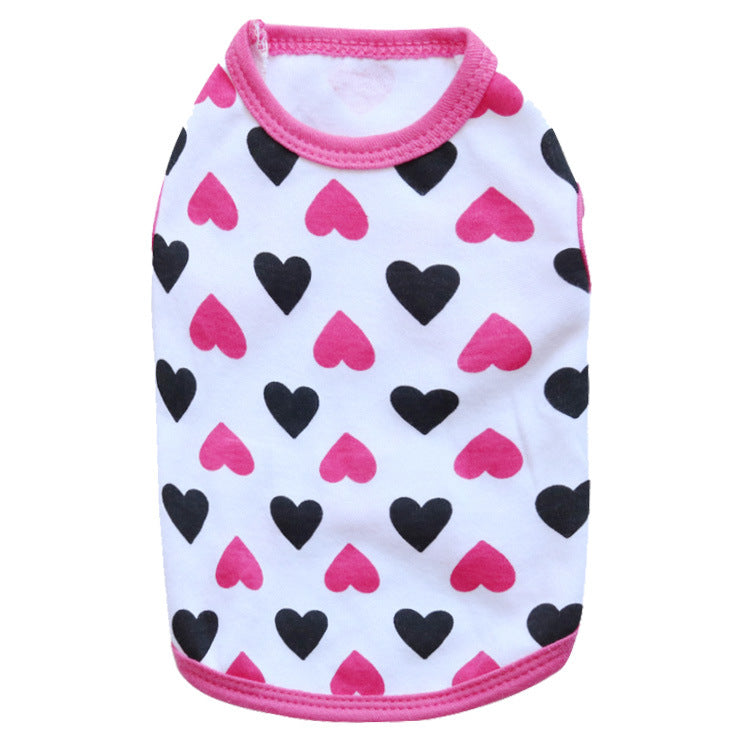 HKM-8291133 Cotton Jersey Pet Vest for Dogs - Comfortable and Stylish Pet Clothing