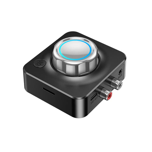 HKM-829203 Wireless Audio Receiver with RCA, 3.5mm Aux, and TF Connectors for Home Speakers