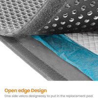 HKM-8292797 Cat Litter Trapping Mat with Honeycomb Double Layer Design, Waterproof and Washable for Easy Cleanup