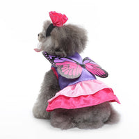 HKM-8292925 Colorful Butterfly Wings Dog Costume for Festivals in Various Sizes and Styles