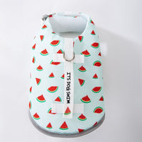 HKM-8293693 Pet Fruit Printed Clothes in Watermelon, Pineapple, Cherry Designs ¨C Casual Oxford Cloth Apparel for Small to XXL Dogs