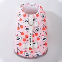 HKM-8293693 Pet Fruit Printed Clothes in Watermelon, Pineapple, Cherry Designs ¨C Casual Oxford Cloth Apparel for Small to XXL Dogs