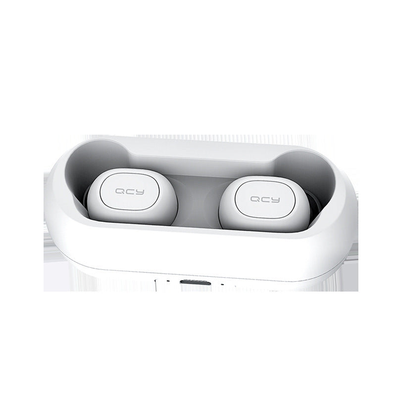 HKM-829395 True Wireless Bluetooth Headset with Power Display and Voice Control, Stereo Sound, Black or White