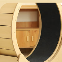 HKM-8294589 Silent Cat Exercise Wheel for Indoor Play - Wooden Build, M & L Sizes Available