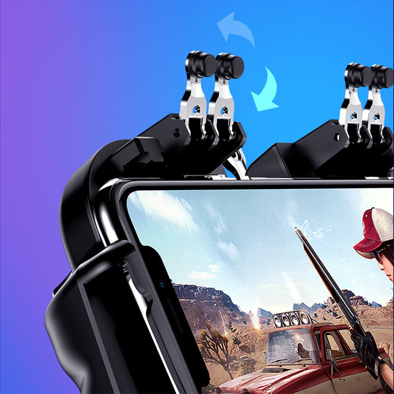 HKM-829523 Ergonomic Gamepad for Smartphones with Adjustable Bracket and Vibrational Feedback