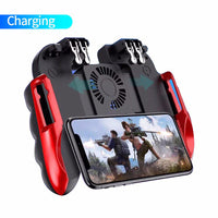 HKM-829523 Ergonomic Gamepad for Smartphones with Adjustable Bracket and Vibrational Feedback