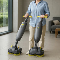 HKM-829779 24V Battery-Powered Electric Walk-Behind Floor Scrubber for Shop Use