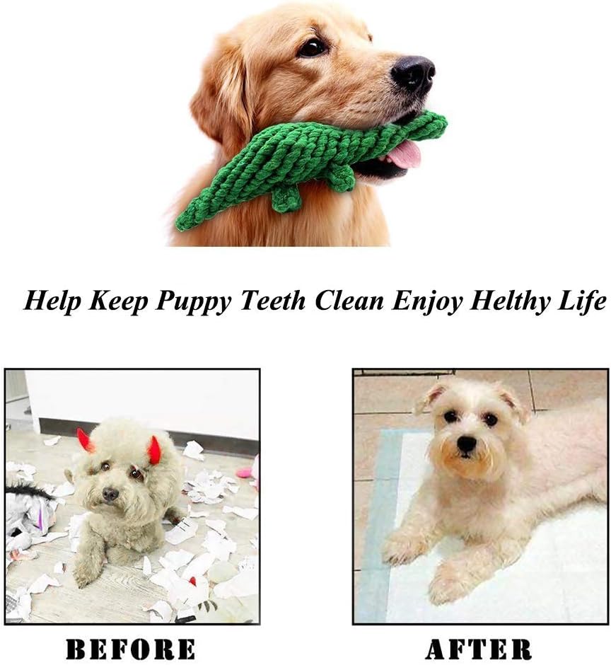 HKM-8298557 Durable Animal Design Interactive Dog Rope Toy Set for Chewing and Dental Care