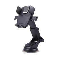 HKM-829907 Adjustable Long Pole Car Phone Holder for 4" to 6.4" Devices, Black