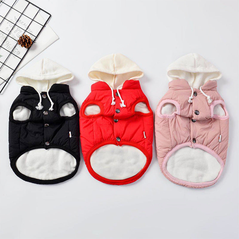 HKM-8299453 Cotton Warm Vest for Dogs - Stylish and Simple Design to Keep Pets Cozy