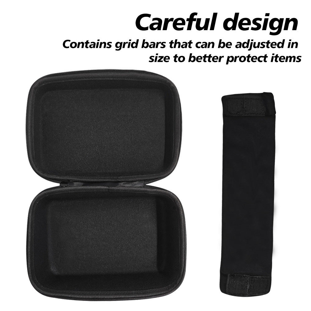 HKM-830035 Portable Dustproof Storage Box for HY300 Pro Projector - Black and Grey
