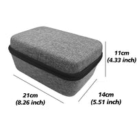 HKM-830035 Portable Dustproof Storage Box for HY300 Pro Projector - Black and Grey