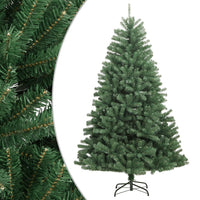HKM-830163 Foldable Artificial Christmas Tree with Stand, 120 cm Green PVC Design