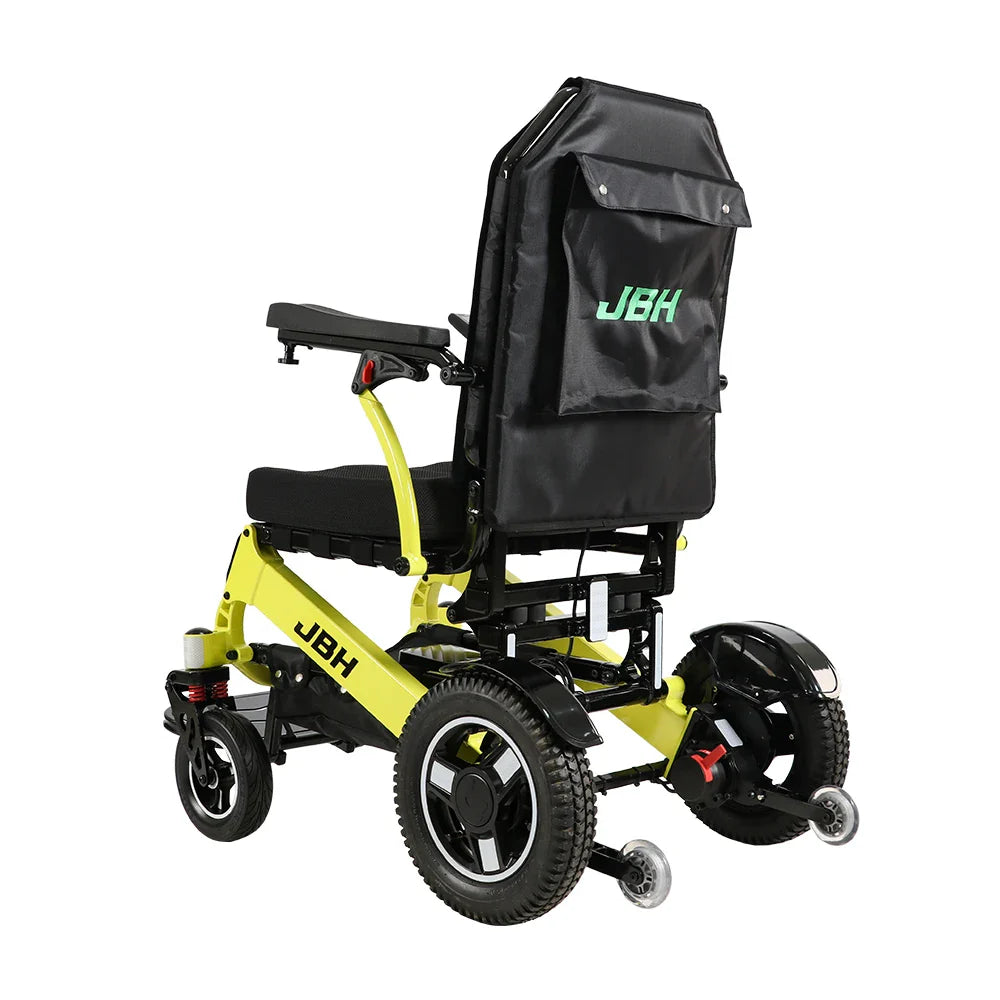 HKM-830227 Heavy-Duty Folding Electric Wheelchair D39 with Aluminum Alloy Frame, 300KG Load Capacity, 35-40KM Range