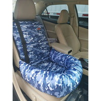 HKM-8303293 Pet Car Seat Cushion - Cloth Dog Car Kennel and Cushion for Comfort and Safety 50x50x20cm