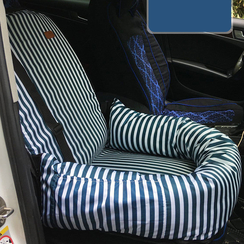 HKM-8303293 Pet Car Seat Cushion - Cloth Dog Car Kennel and Cushion for Comfort and Safety 50x50x20cm