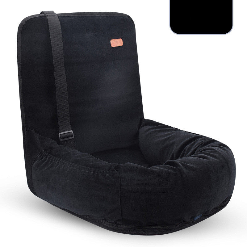 HKM-8303293 Pet Car Seat Cushion - Cloth Dog Car Kennel and Cushion for Comfort and Safety 50x50x20cm