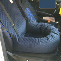 HKM-8303293 Pet Car Seat Cushion - Cloth Dog Car Kennel and Cushion for Comfort and Safety 50x50x20cm