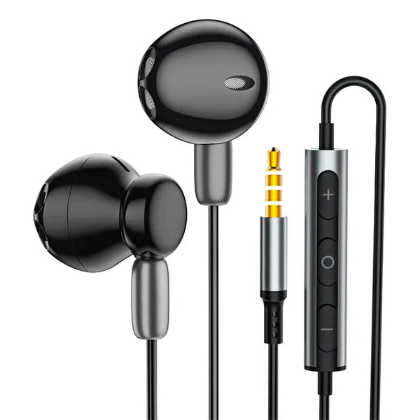 HKM-830355 Universal Wired Earbuds with Microphone and Enhanced Bass for Android Devices