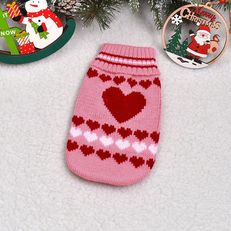 HKM-8304829 Thickened Acrylic Pet Sweater for Dogs and Cats - Various Styles and Sizes Available