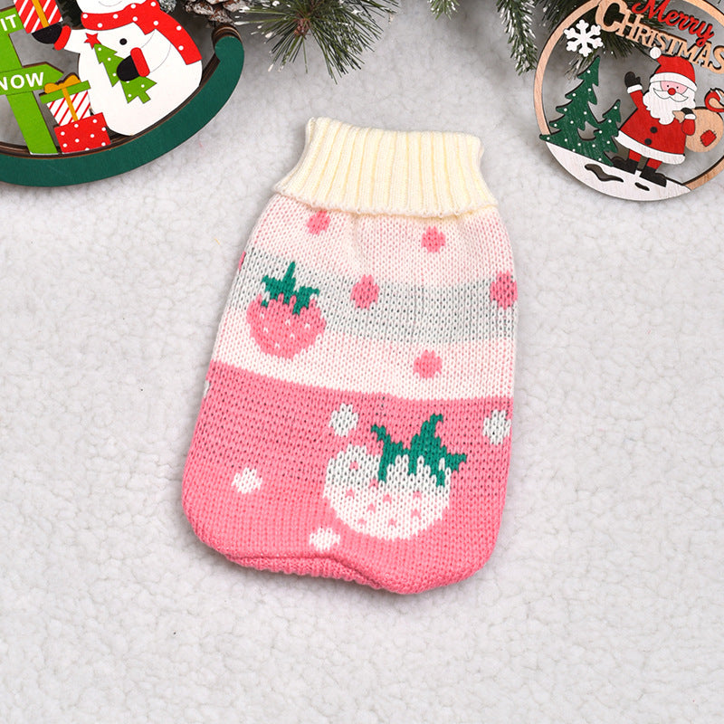 HKM-8304829 Thickened Acrylic Pet Sweater for Dogs and Cats - Various Styles and Sizes Available