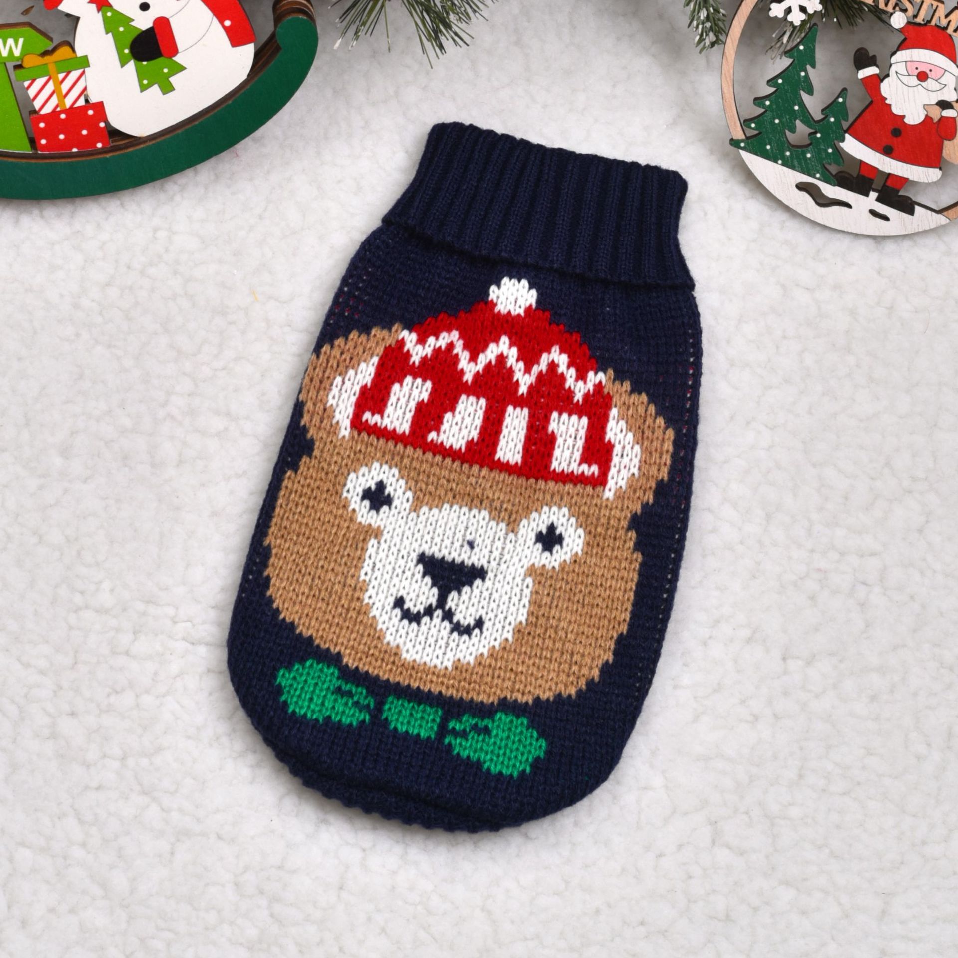 HKM-8304829 Thickened Acrylic Pet Sweater for Dogs and Cats - Various Styles and Sizes Available