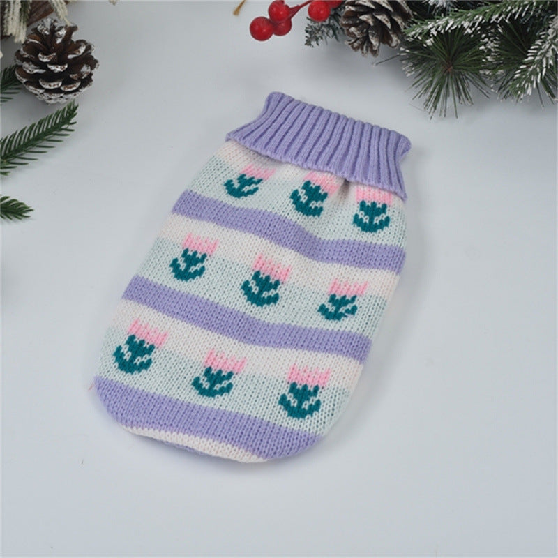 HKM-8304829 Thickened Acrylic Pet Sweater for Dogs and Cats - Various Styles and Sizes Available
