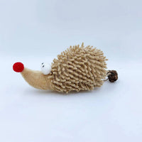 HKM-8306493 Adorable Chenille Cartoon Hedgehog Cat Toy with Catnip and Stretch Cotton