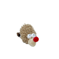 HKM-8306493 Adorable Chenille Cartoon Hedgehog Cat Toy with Catnip and Stretch Cotton