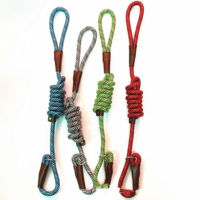 HKM-8306621 Medium Dog Training Leash - Durable Nylon, Various Colors Available (Blue, Red, Green, Beige, Orange), 1.2m Length