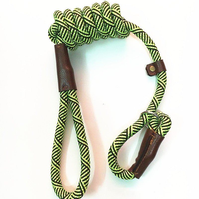 HKM-8306621 Medium Dog Training Leash - Durable Nylon, Various Colors Available (Blue, Red, Green, Beige, Orange), 1.2m Length